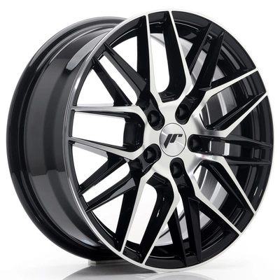 FELGI JAPAN RACING JR28 17x7 ET40 5x114.3 Gloss Black Machined Face