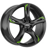 FELGI RONAL R62 Green 5x112 8x19 ET35 Jetblack