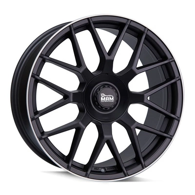 FELGI MAM GT1 5x112 8.5x20 ET30 Matt Black Lip Polish