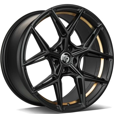 FELGI SEVENTY9 SCF-B 5x112 8x18 ET35 Black Matt Gold Inner Lip