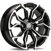 Felgi Carbonado EXPLODE 4x100 6.5x15 ET35 Black Front Polished