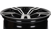 FELGI CARBONADO BASTION 5x112 8.5x19 ET25 Black Front Polished