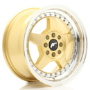 Felgi Japan Racing JR6 15x7 ET25 4x100/108 Gold w/Machined Lip