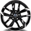 FELGI CARBONADO RENNES 5x108 7.5x17 ET45 Black Front Polished