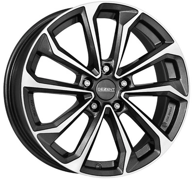 FELGI DEZENT KS DARK 5x114.3 7.5x19 ET54.5 Gunmetal Polished