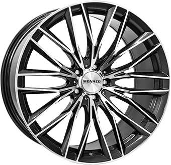 Felgi MONACO GP2 5x112 8x18 ET30 Anthracite Polished