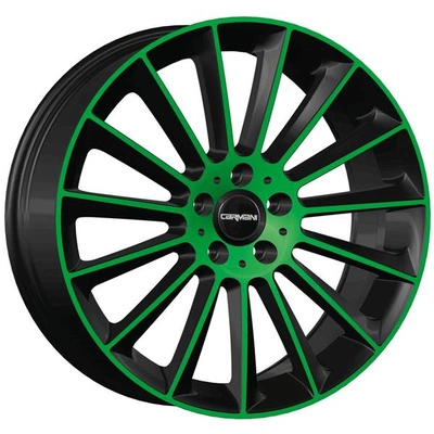 FELGI CARMANI 17 FRITZ 5x112 8.5x20 ET40 Neon Green Polish