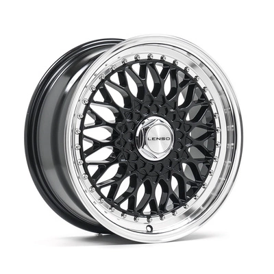 Felgi LENSO BSX 5x108 7x15 ET35 Gloss Black Polished