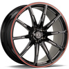 Kute Felgi Seventy9 MF.7 5x130 10x23 ET25 Black Glossy Red