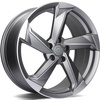 FELGI CARBONADO TWIST 5x112 8x18 ET35 Matt Anthracite Front Polished