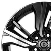 FELGI CARBONADO MONK 5x114.3 7x17 ET45 Black Front Polished