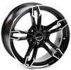 FELGI GMP ITALIA DEA 5x120 9.5x20 ET45 BLACK DIAMOND