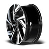 Felgi Avus AC-521 5x114.3 8.5x19 ET35 Black Polished