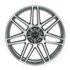 FELGI PROLINE PFG FORGED 5x130 10x22 ET35 Matt Grey Polished