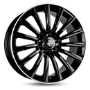 FELGI KESKIN KT18 7x17 5x114.3 ET40 Black Lip Polish