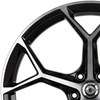 Felgi Carbonado FANCY 5x112 9.5x22 ET25 Black Front Polished