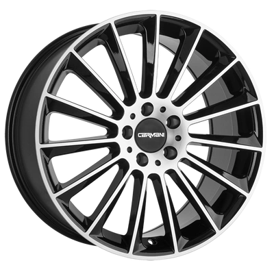 Felgi Carmani 17 FRITZ 5x112 9.5x20 ET50 Black Polish