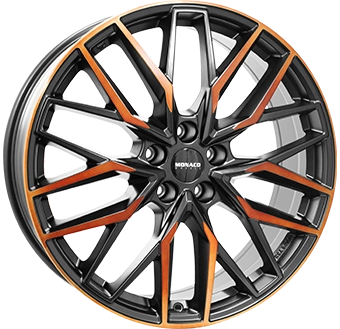 Felgi MONACO GPX 5x112 8x19 ET40 Racing Black Copper