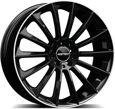 FELGI GMP ITALIA STELLAR 5x112 9.5x19 ET50 Black Diamond Lip