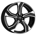 Felgi DEZENT KB DARK 5x100 6.5x17 ET39 Black Polished