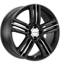FELGI RONAL R57 4x108 7x17 ET25 Matt Black Front Diamond Cut