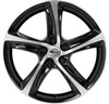 Felgi Brock B25 5x98 6.5x15 ET27 Glossy Black Polished