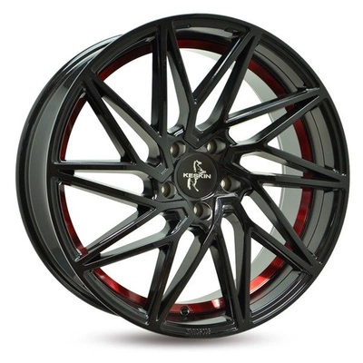 FELGI KESKIN KT20 5x120 8.5x20 ET35  Black Painted Red Inside