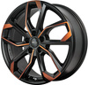 Felgi RC-Design RC34 5x112 8x19 ET50 Black Orange Matt
