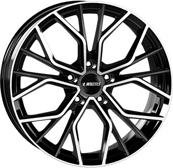 Felgi IT WHEELS TIARA 5x112 8x18 ET45 Gloss Black Polished