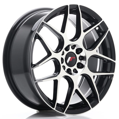 Felgi Japan Racing JR18 18x7.5 ET40 5x112/114 Black Machined Face
