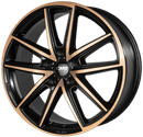 FELGI CMS C30 5x112 7x17 ET45 Diamond Black Copper