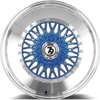 FELGI SEVENTY9 SV-F 4x100 7x16 ET35 Blue Lip Polished