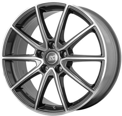 Felgi RC-Design RC32 5x112 8x18 ET49 Himalaya Grey Polished