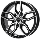 FELGI ANZIO SPARK 5x114.3 7.5x17 ET37 Diamond Black Front Polished