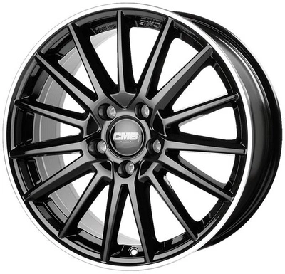 FELGI CMS C23 5x114.3 7.5x17 ET38 Diamond Rim Black Gloss
