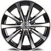 FELGI CARBONADO RAVEN 4x98/100 6x14 ET35 Black Front Polished