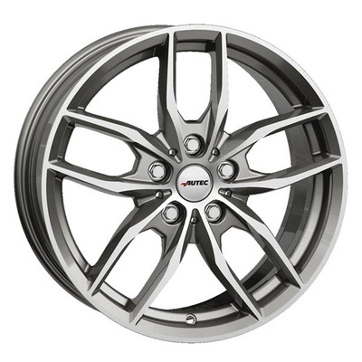 FELGI AUTEC BAVARIS 5x112 6.5x16 ET22 Titanium Silver Polished