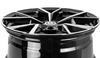 FELGI CARBONADO PREDATOR 5x112 8x18 ET45 Black Front Polished