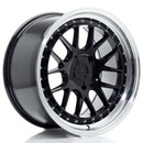 Felgi Japan Racing JR40 18x9.5 ET15-35 5H BLANK Glossy Black w/Machined Lip