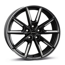 FELGI BORBET LX 5x114.3 8x19 ET50 Black Matt Silver Spoke Rim