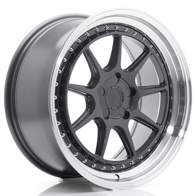 Felgi Japan Racing JR47 18x8.5 ET15-35 5H Blank Hyper Gray w/Machined Lip