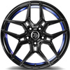 FELGI SEVENTY9 SV-B 5x120 8.5x20 ET35 Black Glossy Blue Inner Lip