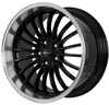 Felgi Brock B24GP 5x108 9x20 ET40 Glossy Black Horn Polished