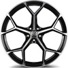 Felgi Carbonado FANCY 5x112 9.5x22 ET25 Black Front Polished