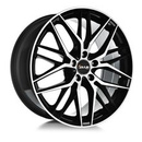 FELGI AVUS AF19 5x112 7.5x17 ET30 Black Polished Lip