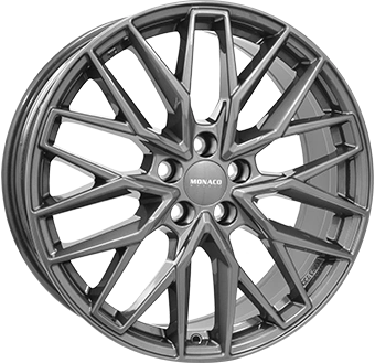 Felgi MONACO GPX 5x108 8x19 ET45 Anthracite Dark