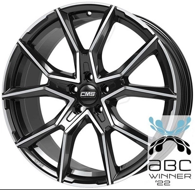 FELGI CMS C33 5x108 8x18 ET48 Diamond Black Gloss