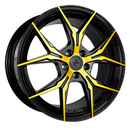 FELGI KESKIN KT19N 5x114.3 8.5x19 ET40 BLACK FRONT GOLD