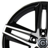 FELGI CARBONADO STORMY 5x112 7.5x17 ET42 Black Front Polished