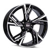 FELGI MAM RS5 5x108 8.5x19 ET45 BLACK FRONT POLISH